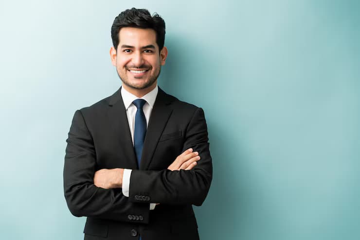 Business professional in a suit